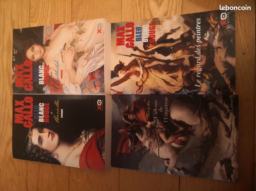 Max Gallo - Bleu Blanc Rouge- lot de 4 livres (image 1)
