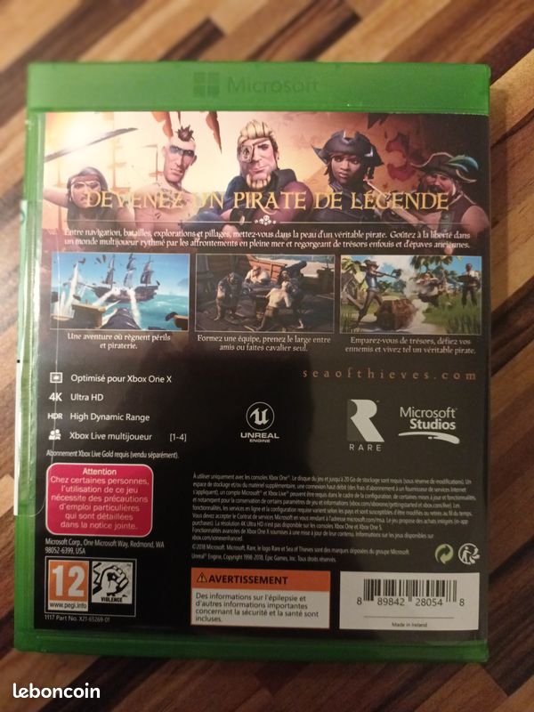 Jeu xbox one - sea of thieves (image 2)