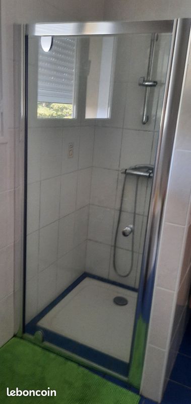 Porte de douche 90 Cadre alu (image 1)