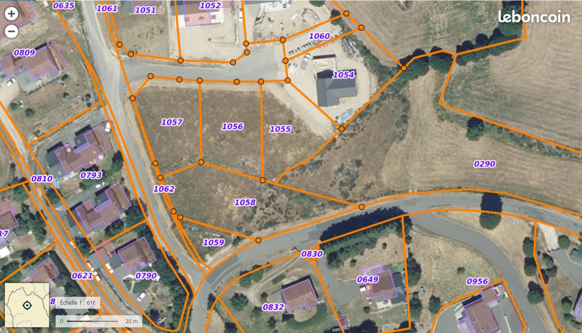 Terrain constructible 835 m² à Rieutort-de-Randon (48700 Monts-de-Randon) · 38 000 €