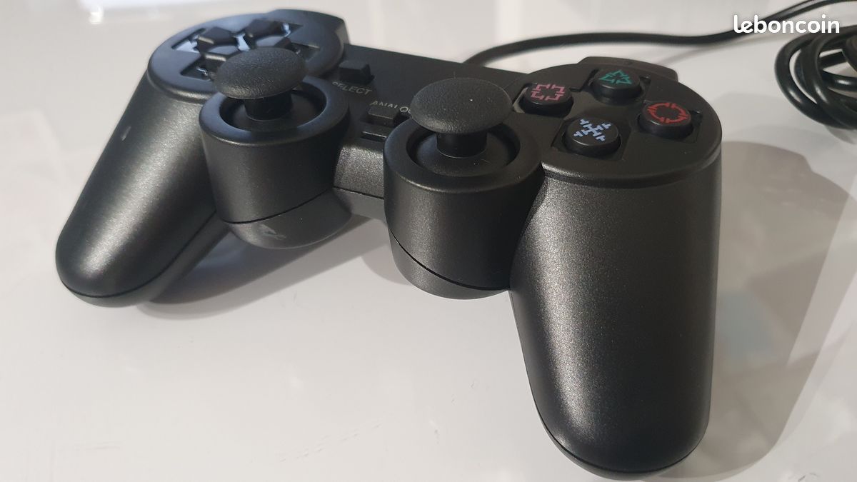 Manette playstation 2 générique noire NEUVE (image 7)