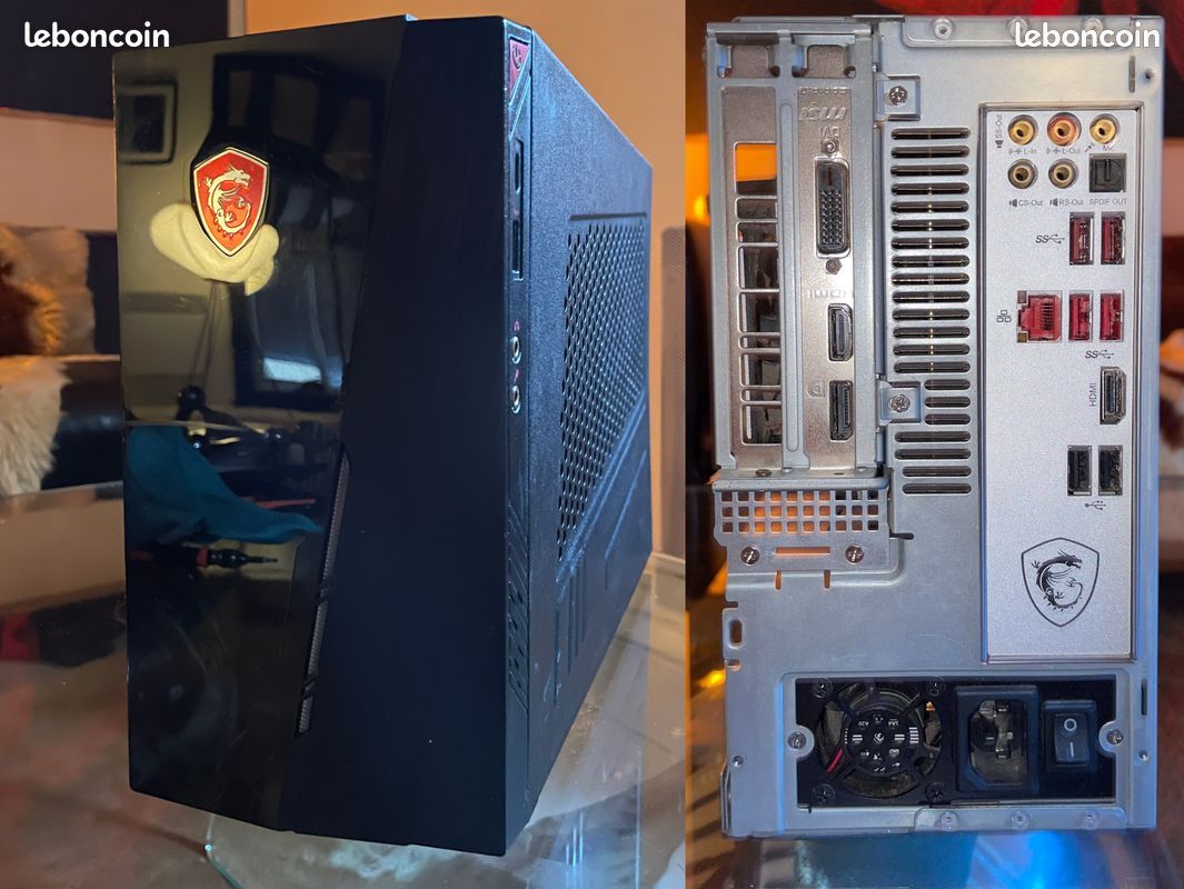 Tour PC MSI Gaming Compact – GTX 1650 SUPER – i5 9400F Ordinateurs