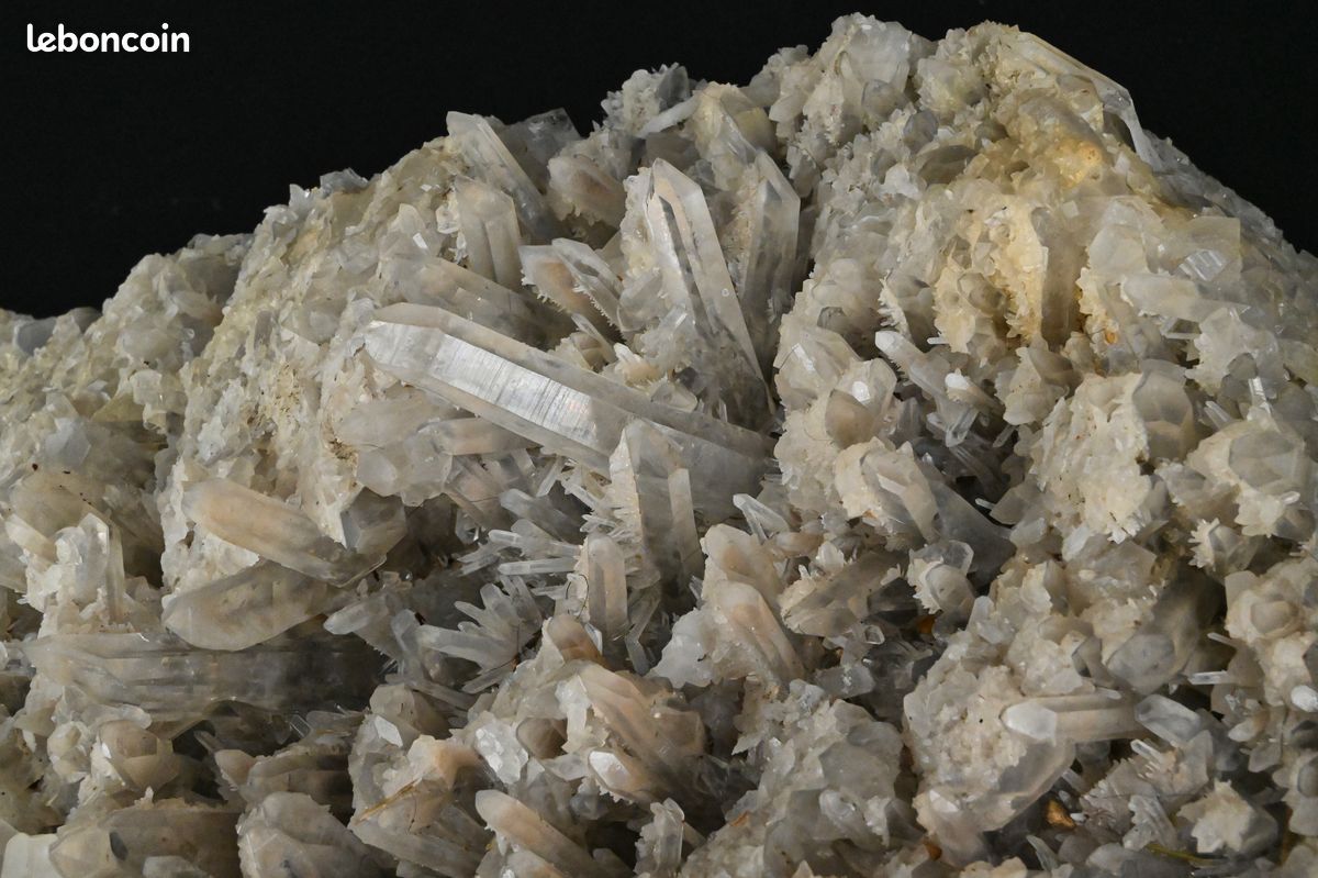 Amas de cristaux de Quartz Chamonix France 8,8 kg minérale Collection (image 9)