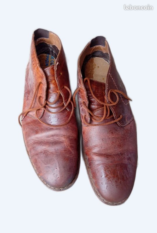 Chaussure Cuir Homme Chaussure Homme Taille 46 Chaussure à Grande - Main Image