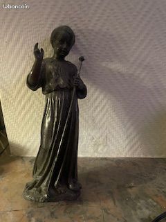 Jesus en metal argent (image 1)