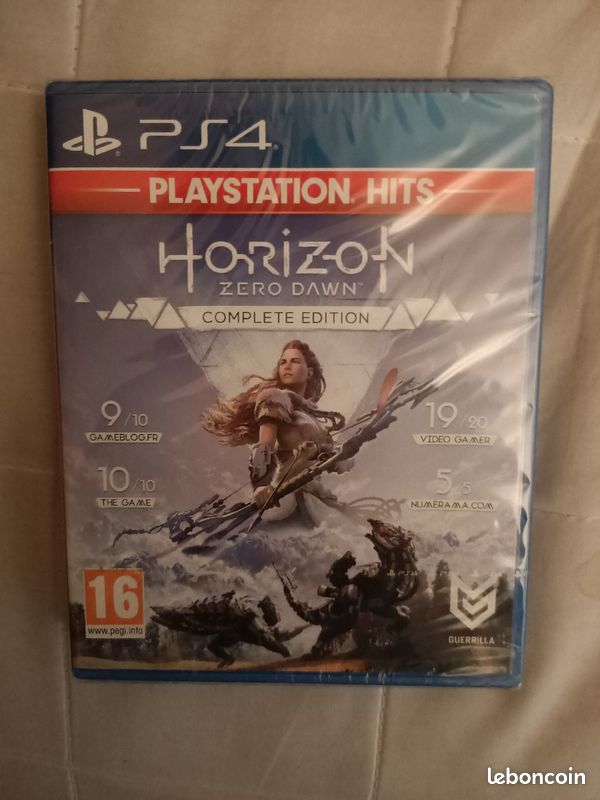 Jeu PS4 Horizon zéro dawn neuf et sous blisters (image 1)
