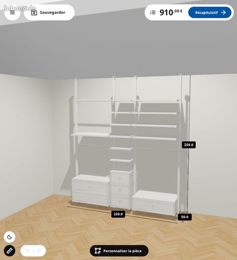 Dressing Elvarli Ikea hauteur 2m95 (image 3)