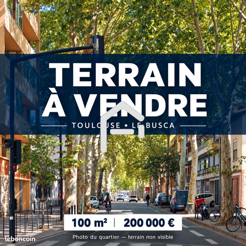 Terrain 100 m² · à Toulouse · 100 m² · 200 000 €