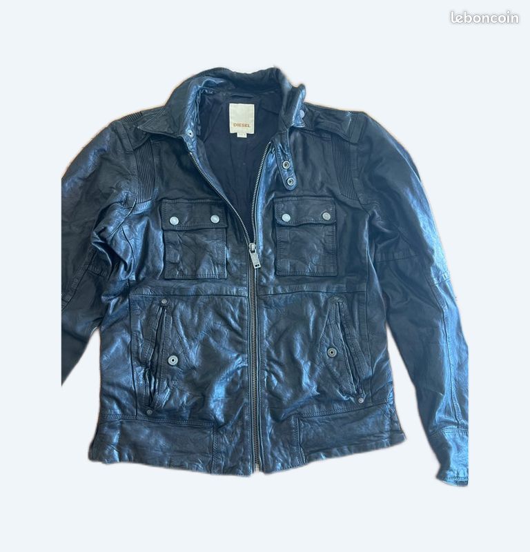 Blouson cuir diesel (image 1)