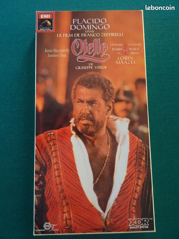 Placido Domingo coffret musicasettes "Otello" (image 1)