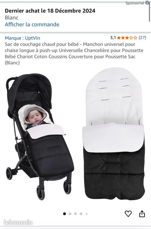 Sac de couchage pour poussette Équipement bébé