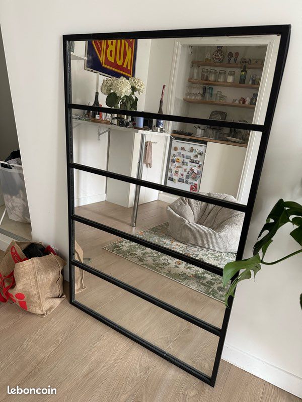 Miroir style atelier 140x90cm (image 1)