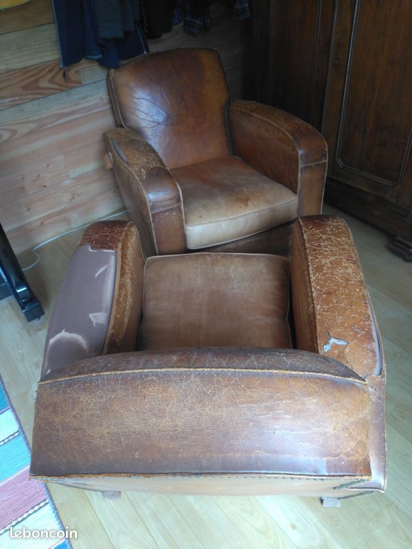 Fauteuils club cuir (image 3)