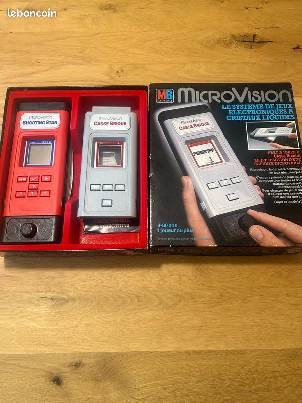 Jeu MB Microvision Puissance 4 - Rare - Complet Boîte Et Notice - Cassette