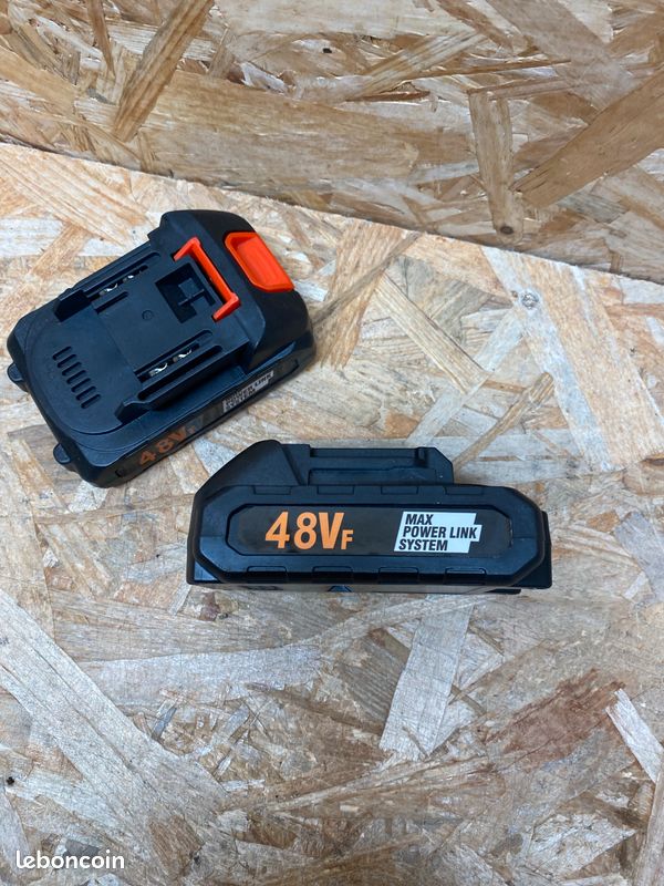 Lot de 2 batteries 48VF compatibles outils électroportatifs – Neuves (image 3)