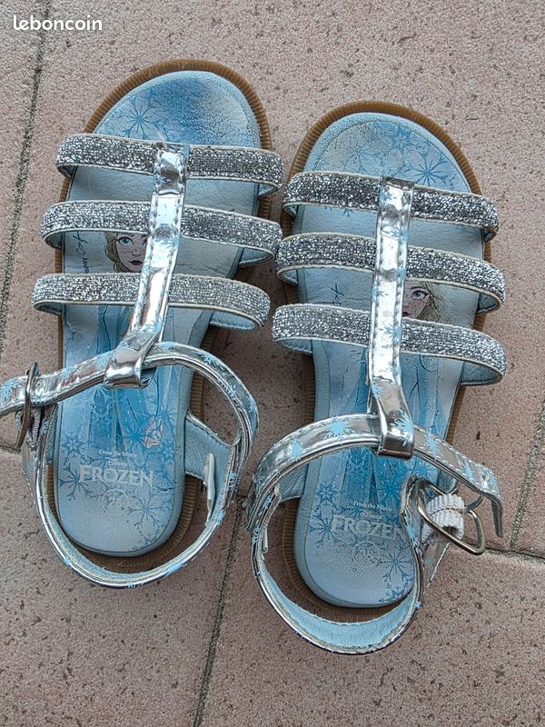 Leboncoin Sandales Reine Des Neiges Tong Elsa Reine Des Neiges 26/ 27 Disney Achat Occasion Sandales  (fille) Disney Blue 27 Bon état