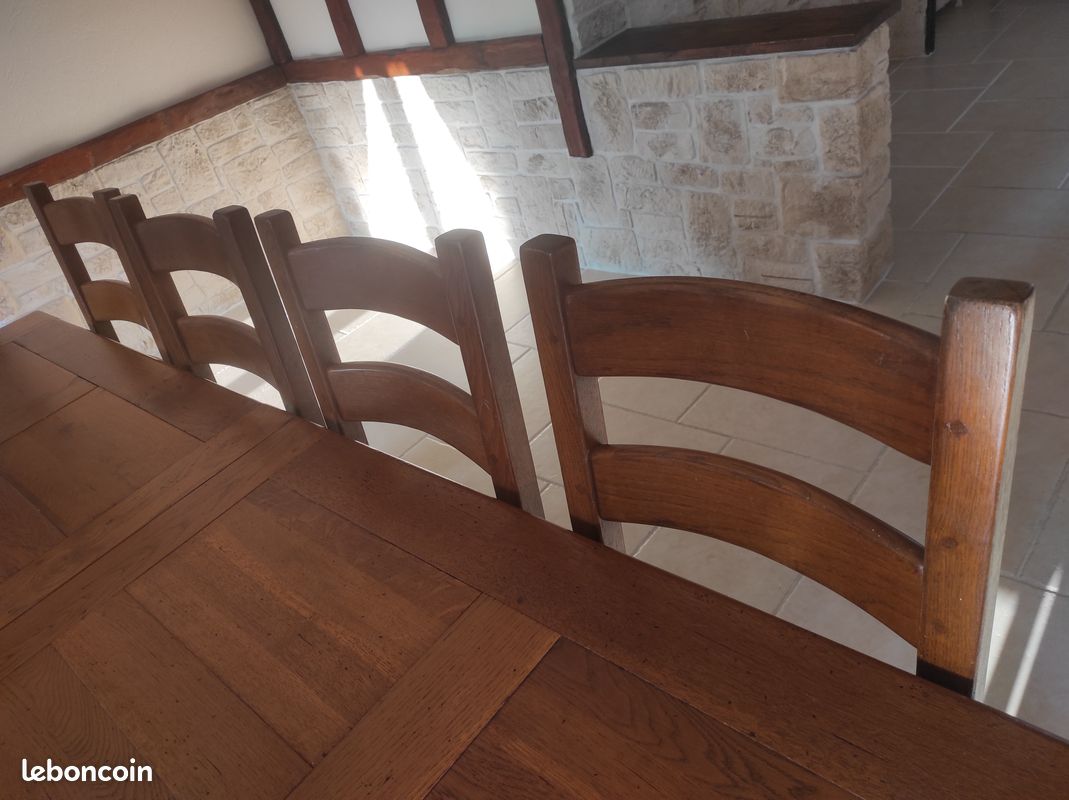 Meubles bois chêne massif salle à manger (image 13)