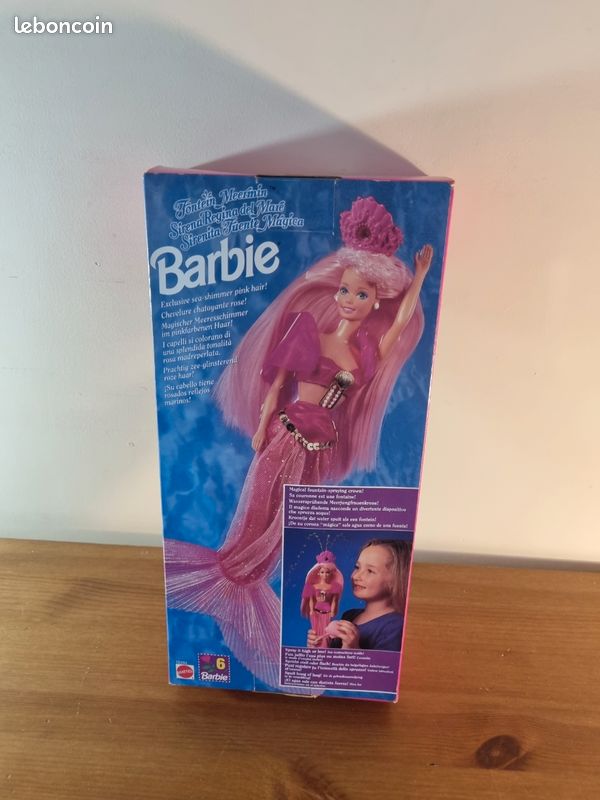 Poupée Barbie Sirène Magique 1993 – Vintage, Avec Accessoires, état Occasion