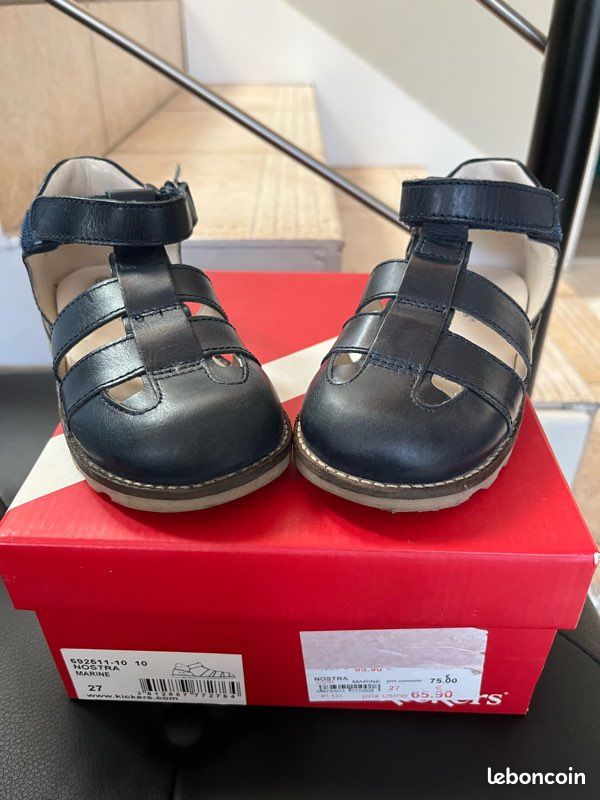 Sandales cuir Kickers Chaussures