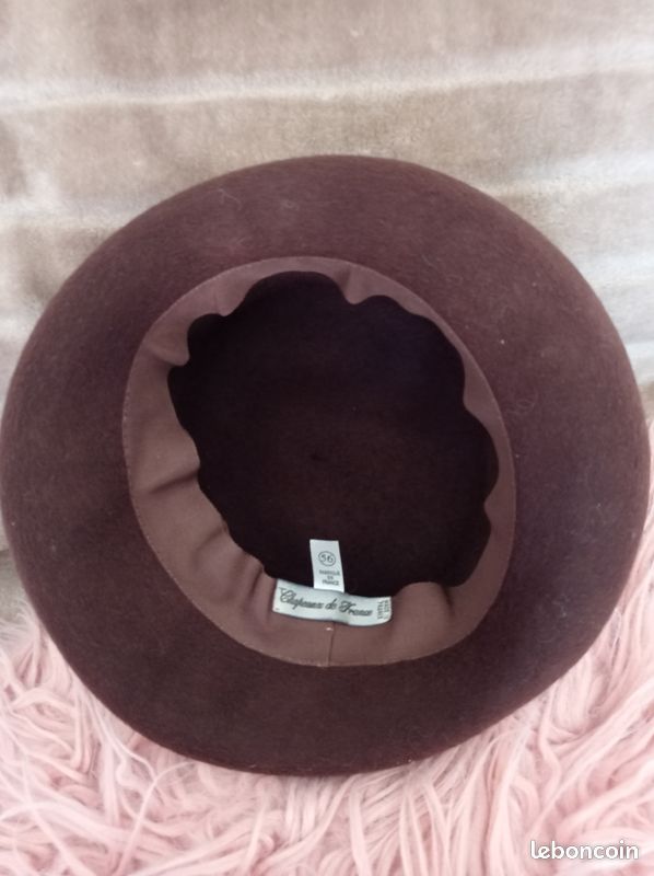Chapeau feutre vintage neuf (image 5)
