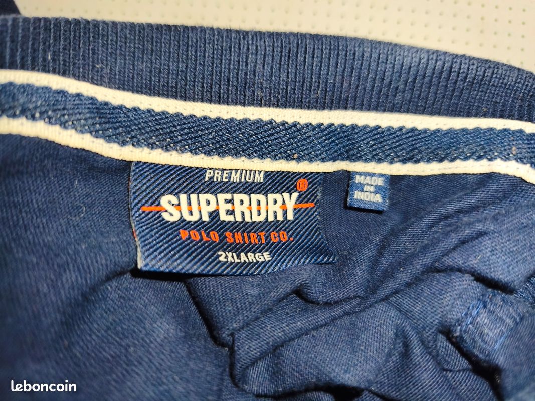 Polo manches courtes taille XXL - Superdry (image 3)