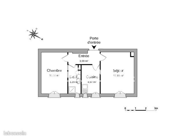 Appartement 2 pièces 35 m² · à Nice · 35 m² · 820 €