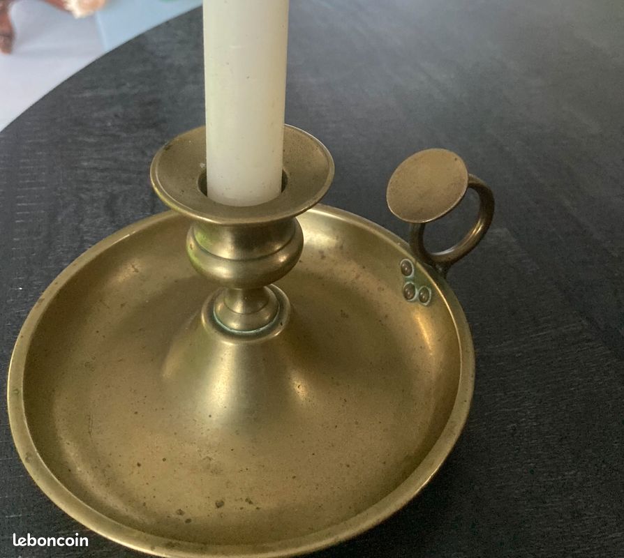 Bougeoir Main de Bouddha dorée 18cm | Décoration Spirituelle - 8068
