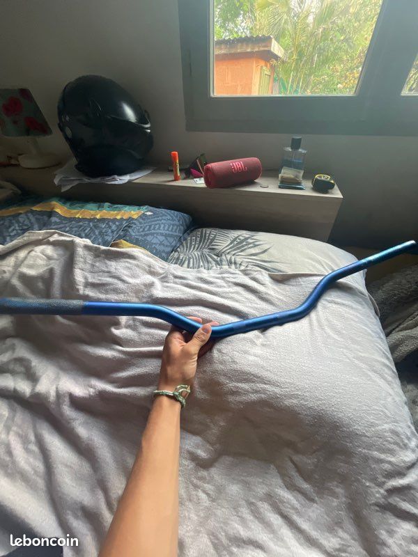 Pince De Selle Articulée BMX Vintage Dia Compe - Bleu Anodisé, Estampillée DC, Ancienne école
