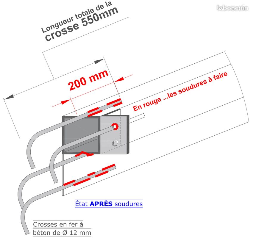 Recherche personne pour me souder quelques pièces métalliques (image 1)