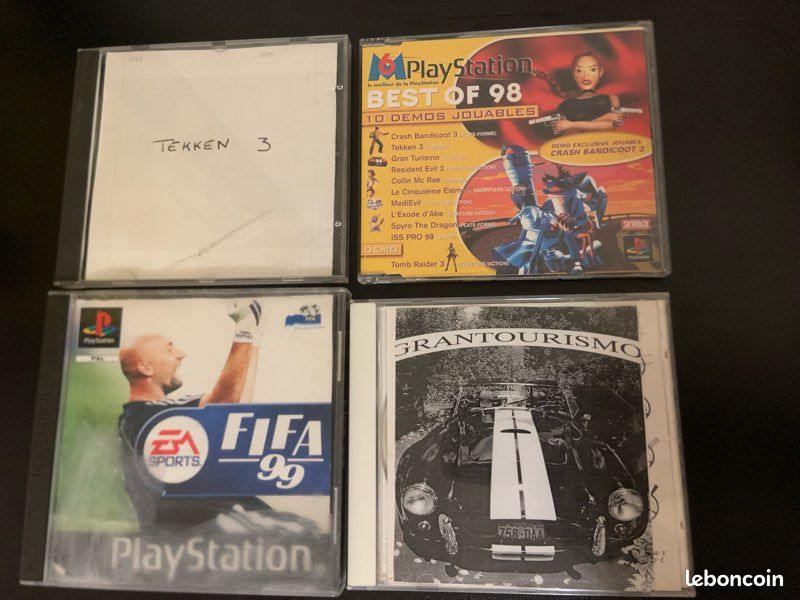 Lot De 3 Jeux PlayStation 1 - F1 97/98 & F1 99 - État Comme Neuf Sans Rayures - Pour Collectionneurs