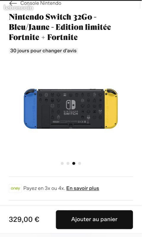 Switch édition limitée Fortnite / jeux (image 1)