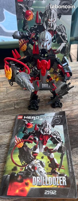 LEGO Hero Factory Drilldozer 2192 – Boîte + notice – 2011 (image 3)