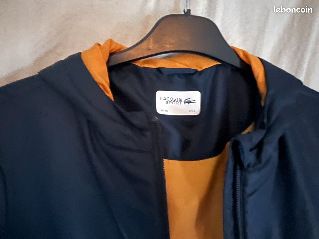 Doudoune Lacoste enfant bleu nuit Vêtements