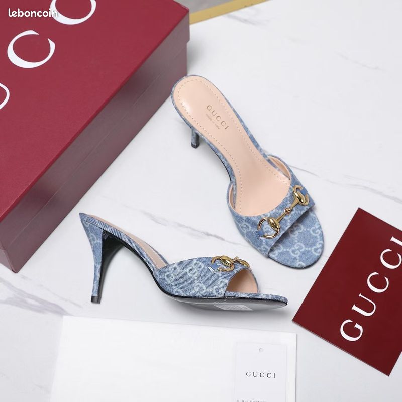 Escarpins bleus pour femmes (image 5)