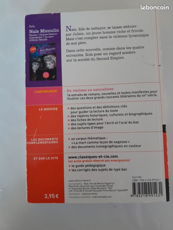 Livre bac de français Naïs Micoulin (image 3)
