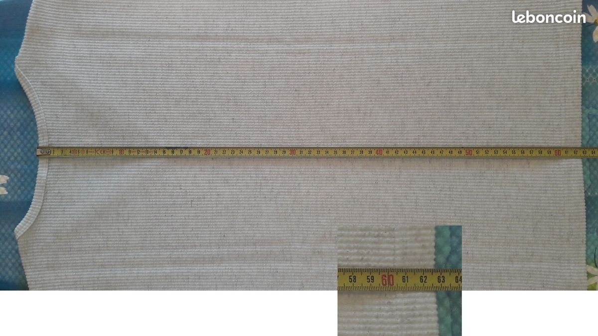 Tunique Blouse fluide écru Kiabi Taille 54/56 Neuve