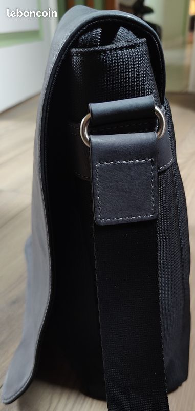 Sac hexagona Cuir et tissus (image 3)