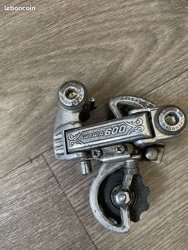 Dérailleur Avant Shimano 600 Arabesque Vintage Japon 28,6 Mm 6 Vitesses Tirage Bas