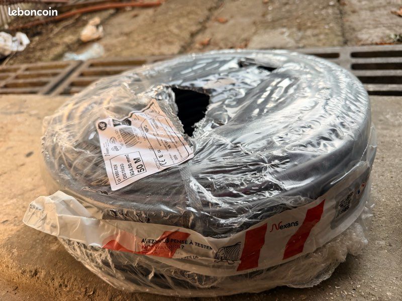 Couronne de Câble Électrique Nexans U-1000 R2V (5G4 mm²) - 50m (image 1)