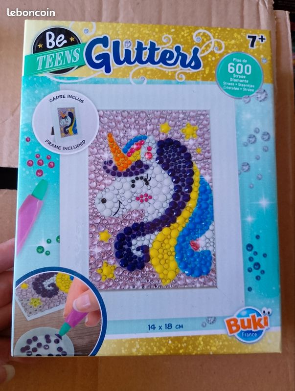 Tacobear Kit Peinture Diamant Licorne 15 Pièces Pour Enfants - Activité Créative Dès 3 Ans Fille Garçon