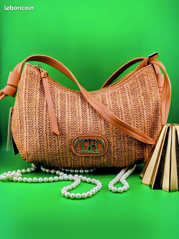 Petit sac à main camel Georges Rech Accessoires Bagagerie