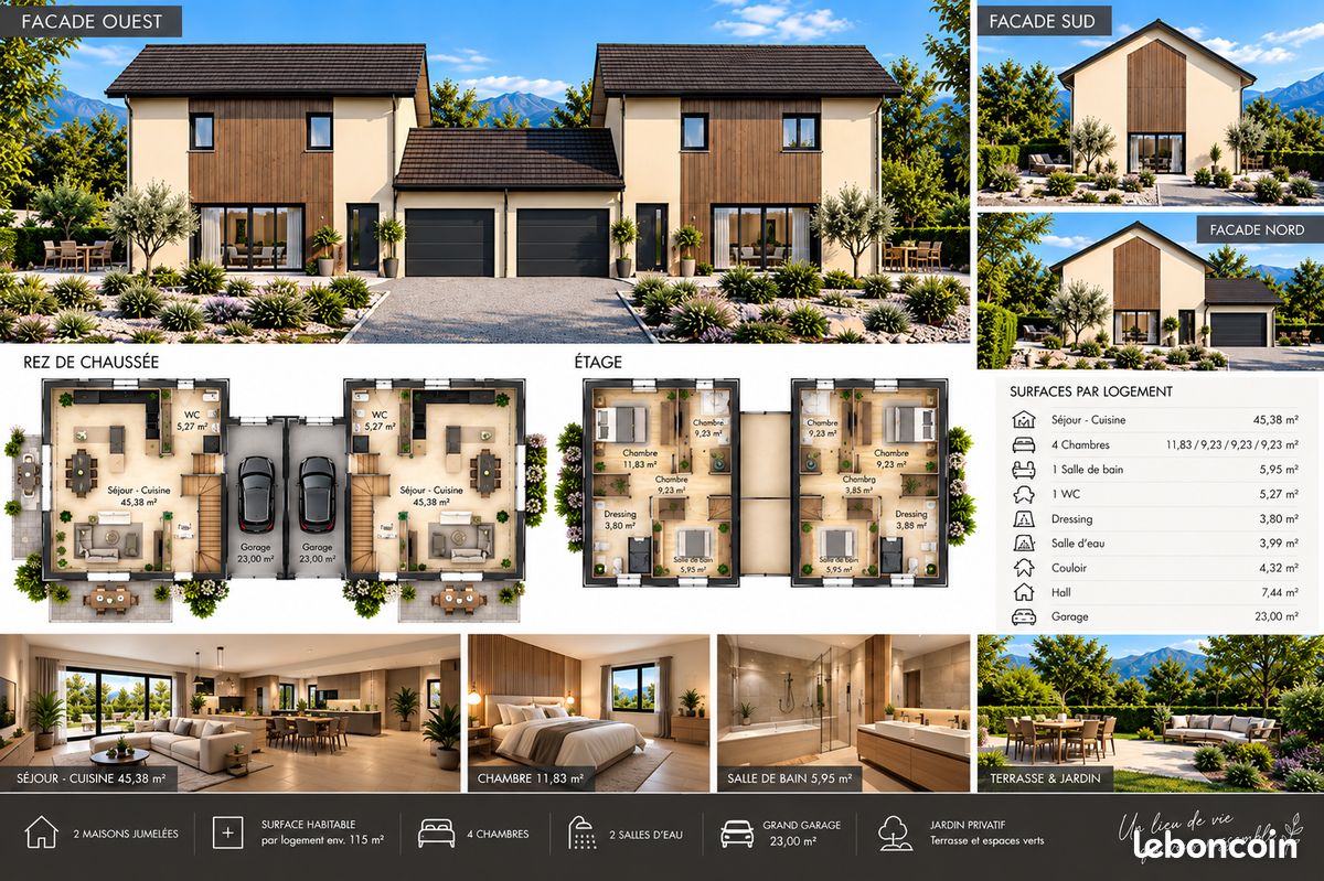 Maison 5 pièces 115 m² · à Seyssel · 115 m² · 439 000 €