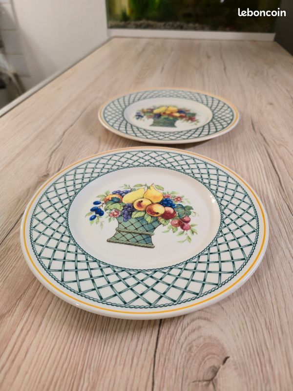 2 assiettes Villeroy & Boch Basket vintage – W. Germany (image 1)