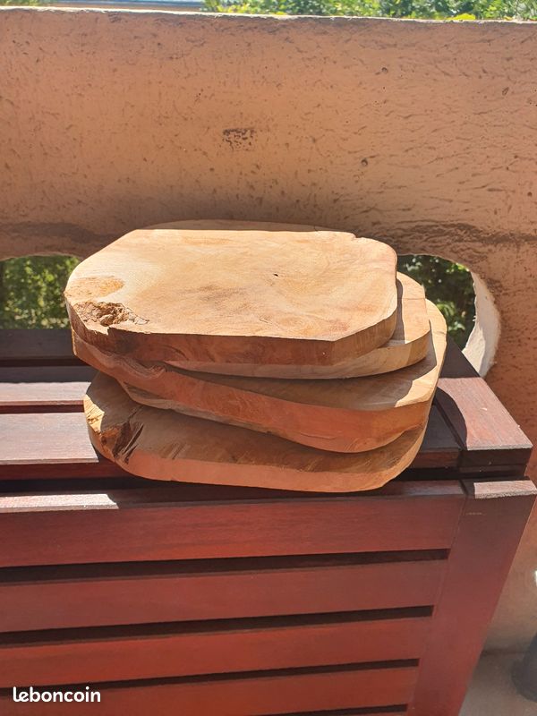 14 Plateaux - centre de table en bois teck (image 4)