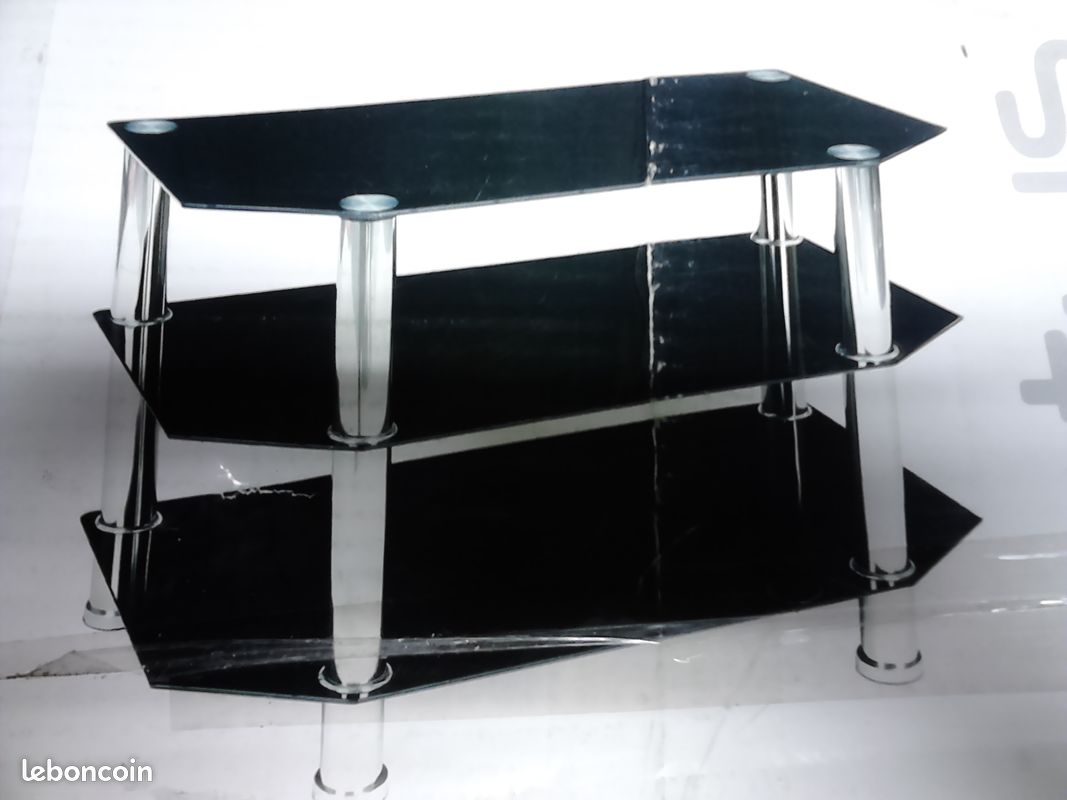 Meuble TV télé - Meuble bas pour télévision 80cm (image 1)