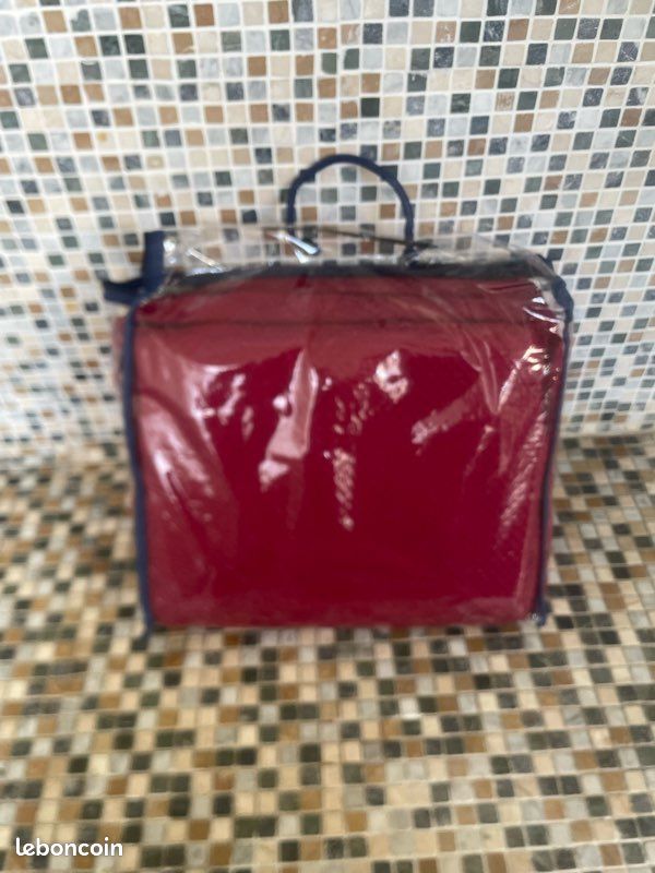 🏠 Housse de canapé d’angle extensible – Angle droit – Rouge bordeaux – Neuve (image 4)