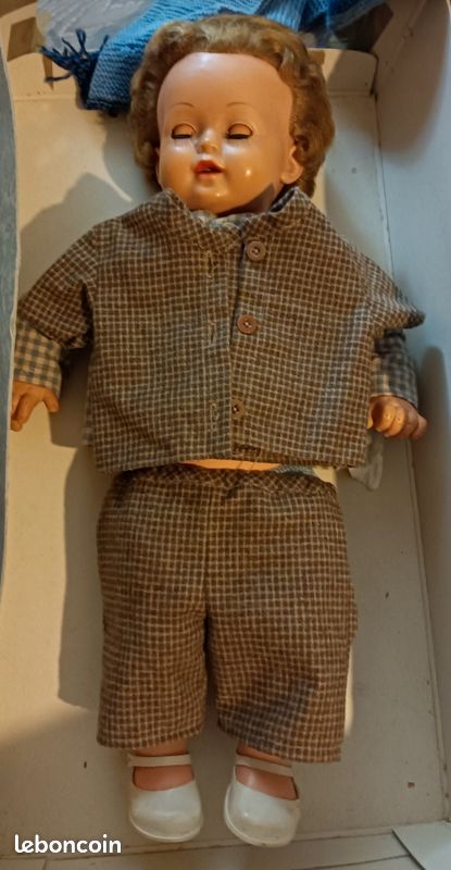 Poupée Raynal – 40 Cm – Yeux Dormeurs – 1978 – Vintage