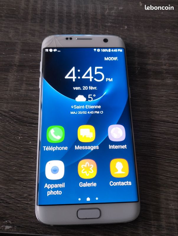 Samsung Galaxy s7 edge blanc 32go (image 4)
