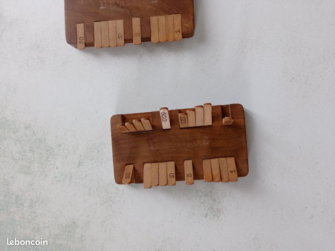 Compteur De Points De Pétanque En Bois - Tsme - Fabriqué En France