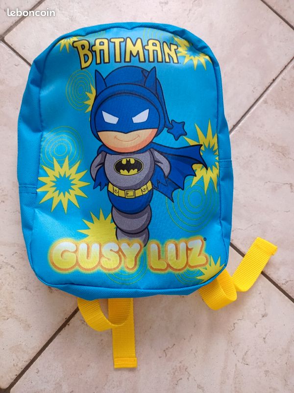 Veilleuse luciole doudou Batman et son sac videdressing5962 (image 8)